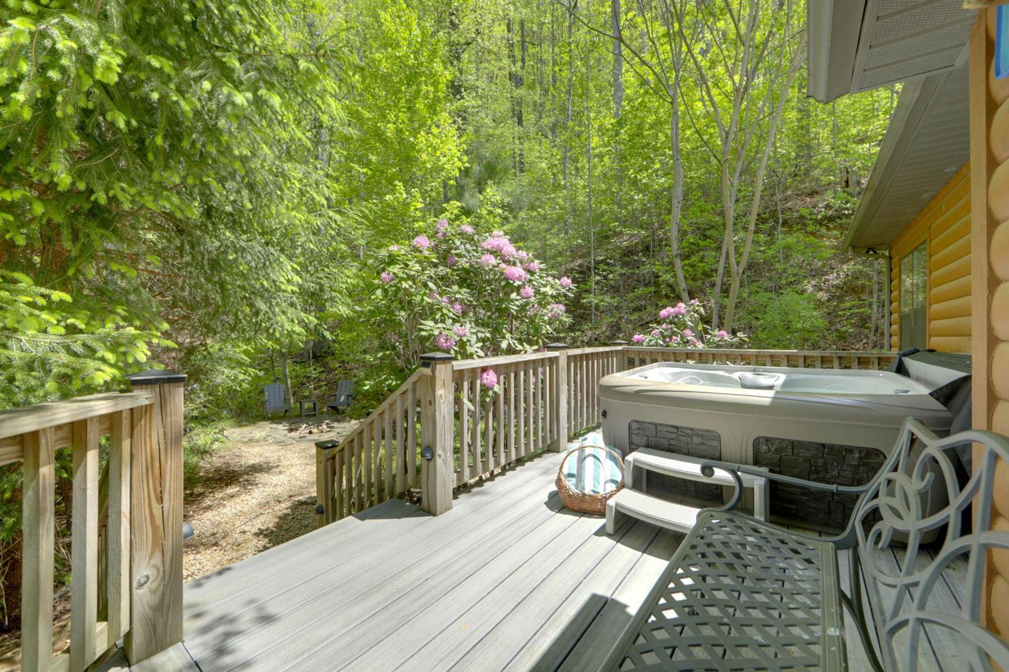 Bryson City Cabin With Hot Tub And Mountain Views! Exteriér fotografie